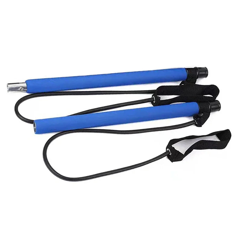 Portable Pilates Bar Kit with Resistance Bands – Yoga & Strength Training Stick - OJABay