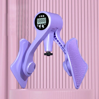 Digital Pelvic Floor & Thigh Muscle Trainer – Adjustable Leg Exerciser with Smart Counter for Home Fitness, Postpartum & Strength Training - OJABay