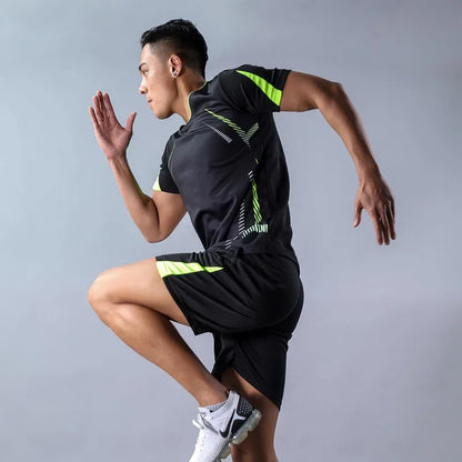 Men’s Running Sets – Summer Quick-Dry Sportswear | Breathable Gym Fitness Suits for Training, Running & Outdoor Workouts - OJABay