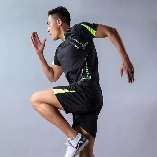 Men’s Running Sets – Summer Quick-Dry Sportswear | Breathable Gym Fitness Suits for Training, Running & Outdoor Workouts - OJABay