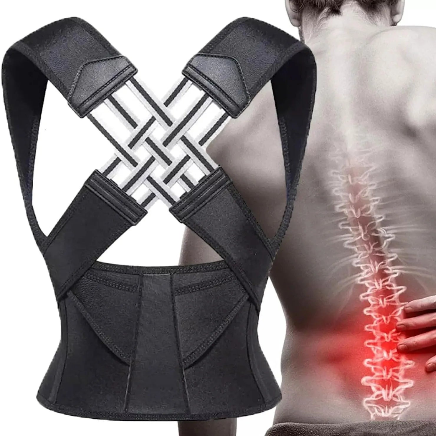 Adjustable Back Brace Posture Corrector for Men & Women - OJABay