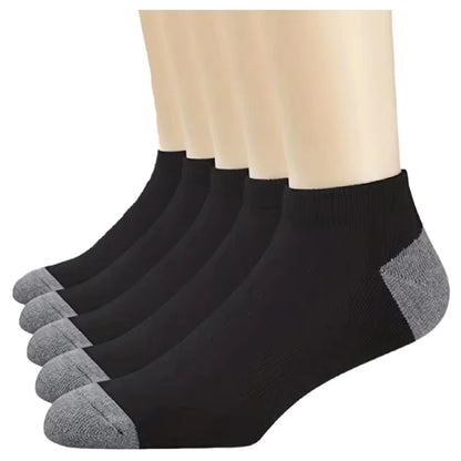 3/5/10 Pairs Men’s Breathable Bamboo Fiber Socks – Sweat-Absorbing, Deodorant Business & Sports Crew Stockings - OJABay