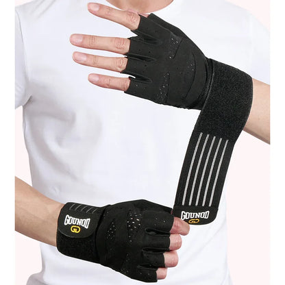 Weightlifting Gloves with Wrist Support - OJABay
