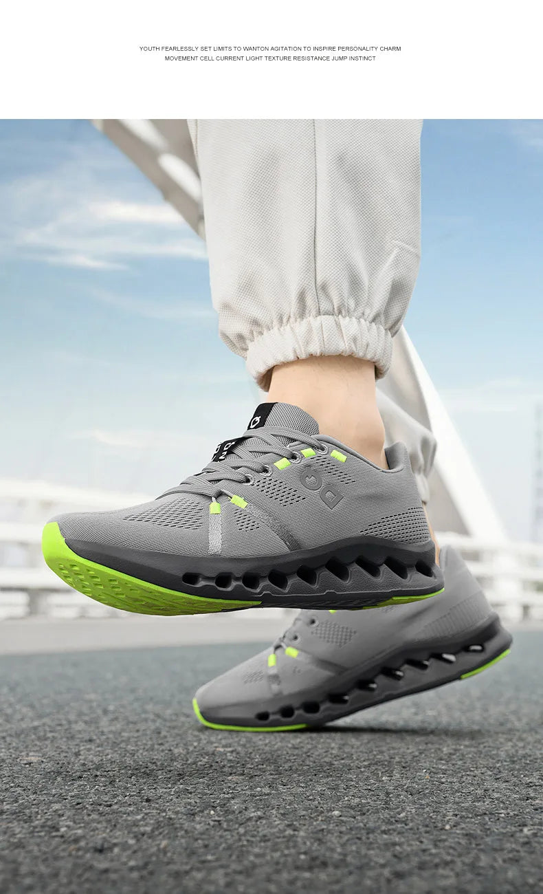 Breathable Marathon Running Sneakers for Men – Non-Slip, Comfortable, Lightweight Sport Shoes - OJABay
