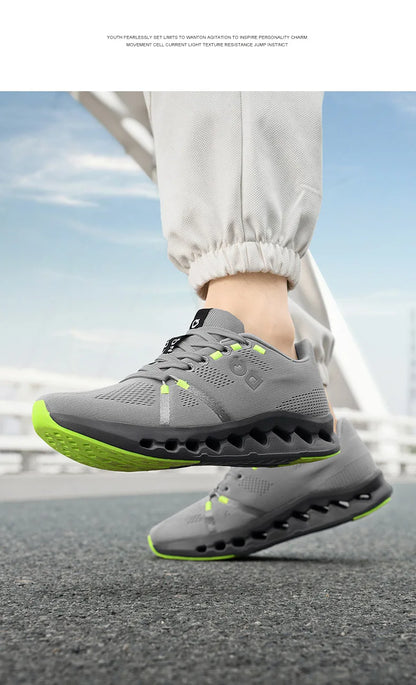 Breathable Marathon Running Sneakers for Men – Non-Slip, Comfortable, Lightweight Sport Shoes - OJABay