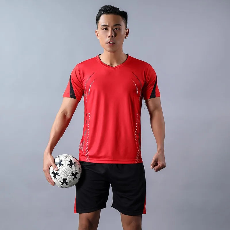 Men’s Running Sets – Summer Quick-Dry Sportswear | Breathable Gym Fitness Suits for Training, Running & Outdoor Workouts - OJABay