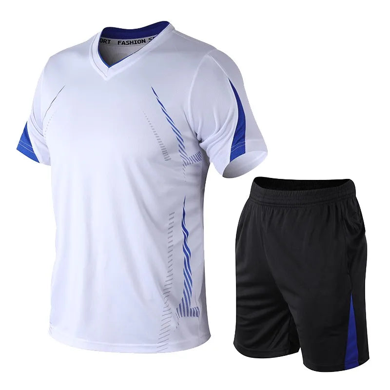 Men’s Running Sets – Summer Quick-Dry Sportswear | Breathable Gym Fitness Suits for Training, Running & Outdoor Workouts - OJABay