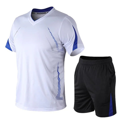 Men’s Running Sets – Summer Quick-Dry Sportswear | Breathable Gym Fitness Suits for Training, Running & Outdoor Workouts - OJABay