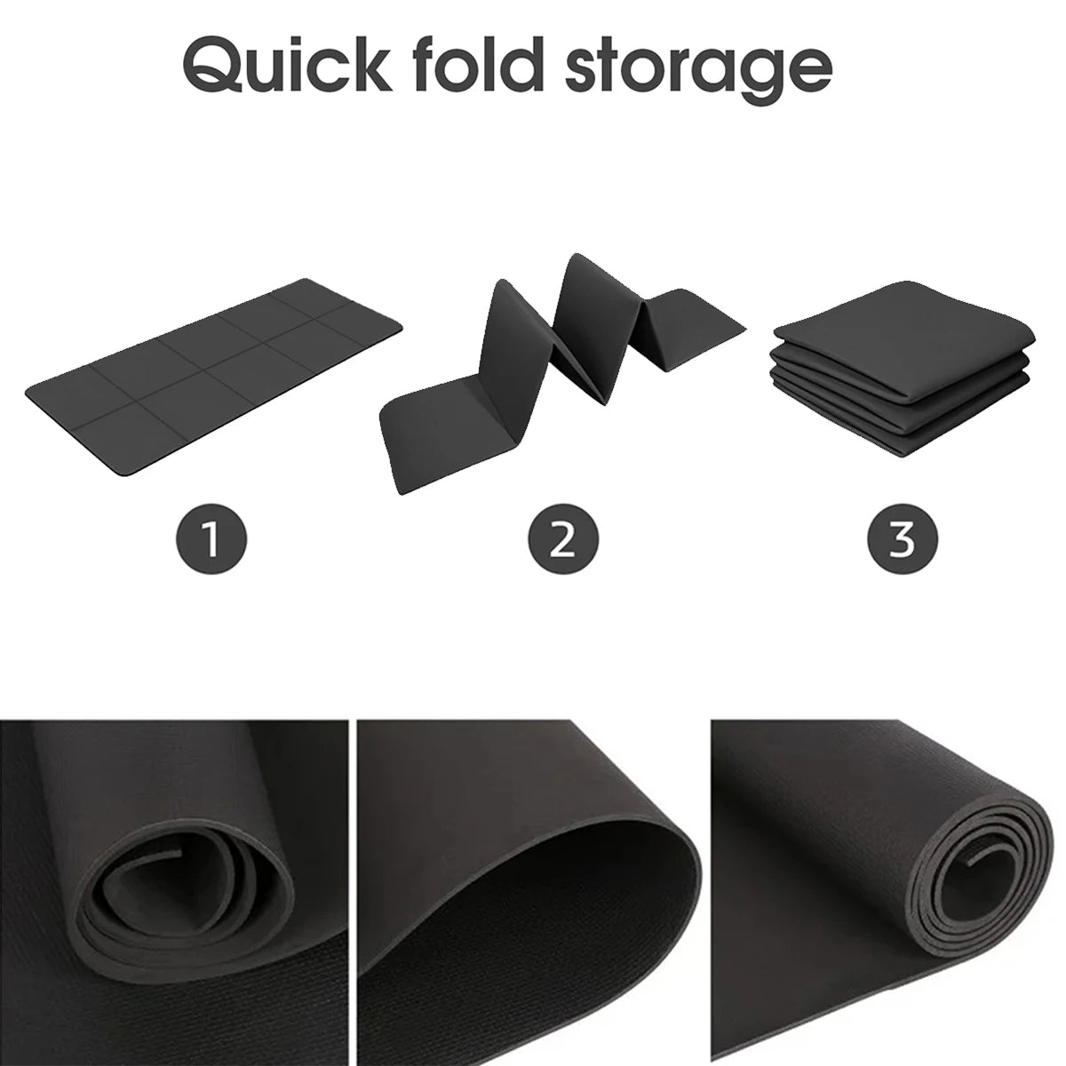 EVA Foam Yoga Mat – 4mm Thick, Lightweight & Comfortable (173×61cm) - OJABay