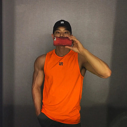 Men's Gym Stringer Tank Top – Bodybuilding Sleeveless Workout Vest - OJABay