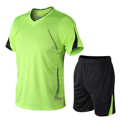 Men’s Running Sets – Summer Quick-Dry Sportswear | Breathable Gym Fitness Suits for Training, Running & Outdoor Workouts - OJABay