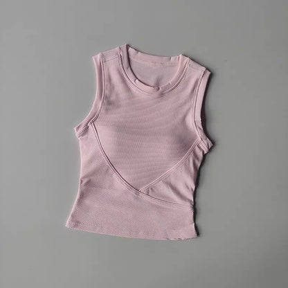 Women's Shockproof Padded Sports Bra – Fitness Vest Top for Running, Gym, and Yoga - OJABay
