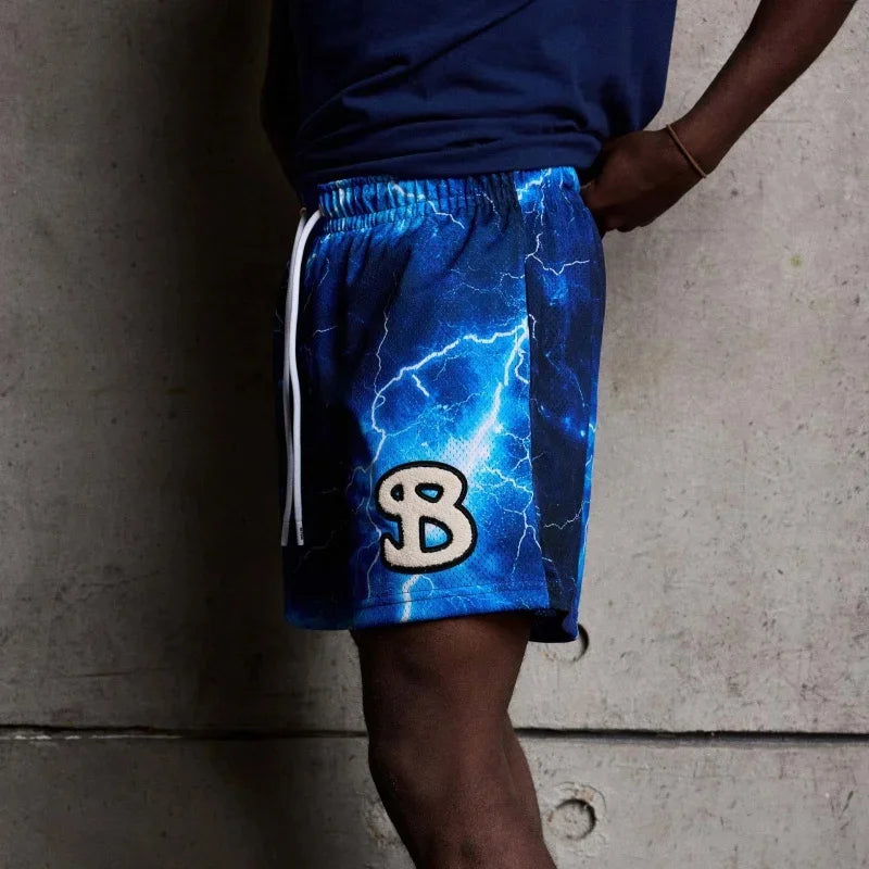 2025 Men’s Quick-Dry Mesh Gym Shorts – Lightweight & Trendy - OJABay