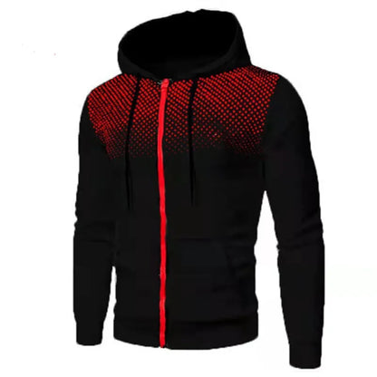All Elite Wrestling-Inspired Men's Zipper Hoodie – Casual Sport Jacket with Hood & Pockets) - OJABay