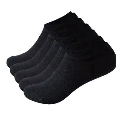 3/5/10 Pairs Men’s Breathable Bamboo Fiber Socks – Sweat-Absorbing, Deodorant Business & Sports Crew Stockings - OJABay