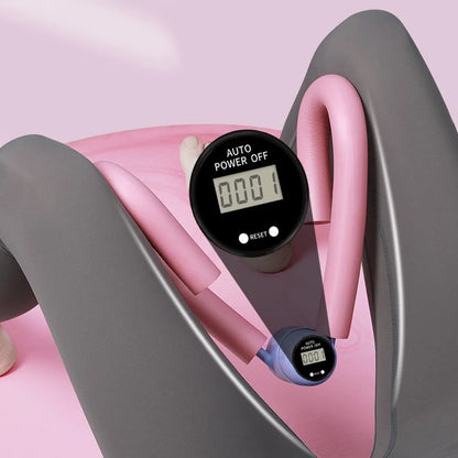 Digital Pelvic Floor & Thigh Muscle Trainer – Adjustable Leg Exerciser with Smart Counter for Home Fitness, Postpartum & Strength Training - OJABay