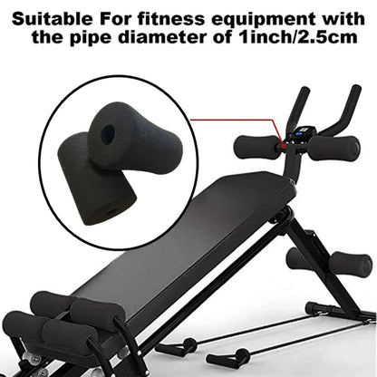2pcs Replacement Foam Pads for Weight Bench & Gym Machines – High-Density Leg Extension Rollers - OJABay