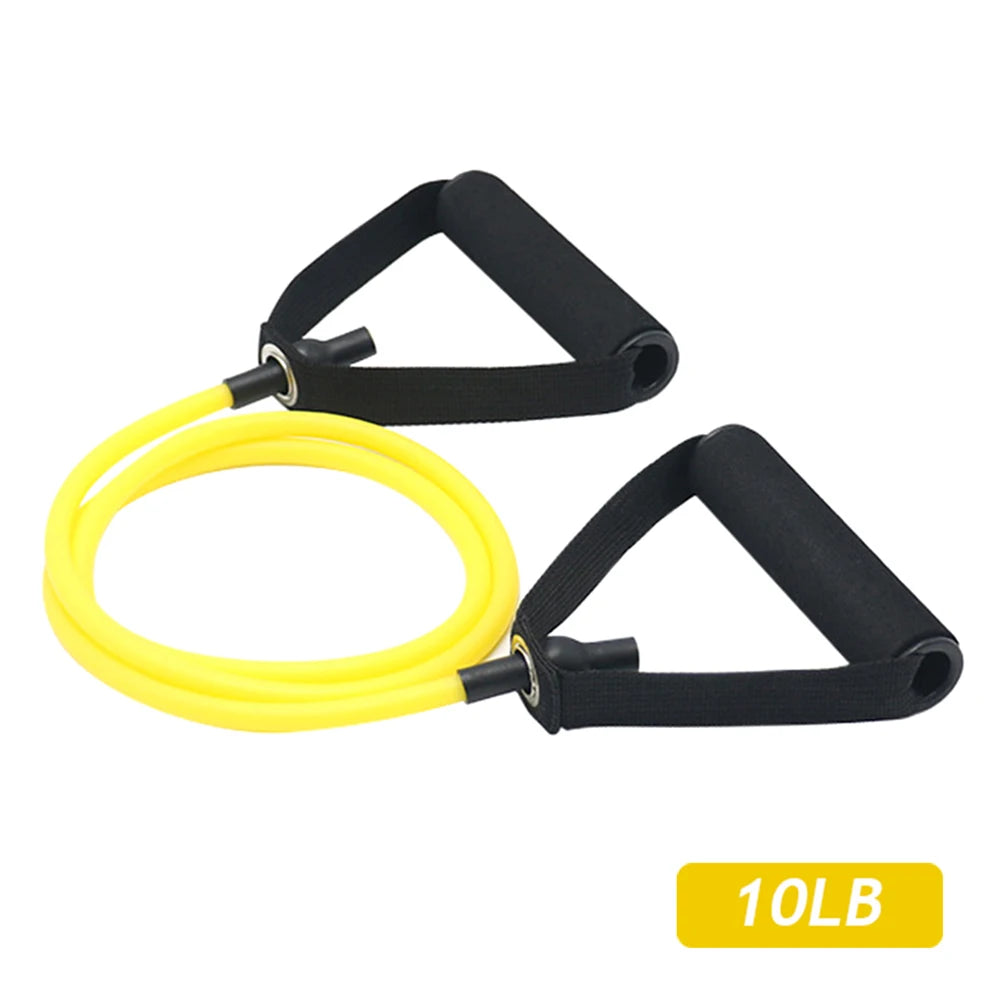 1.2M Yoga Resistance Band Pull Rope – TPE Fitness Training Elastic Expander for Strength & Full Body Workout - OJABay