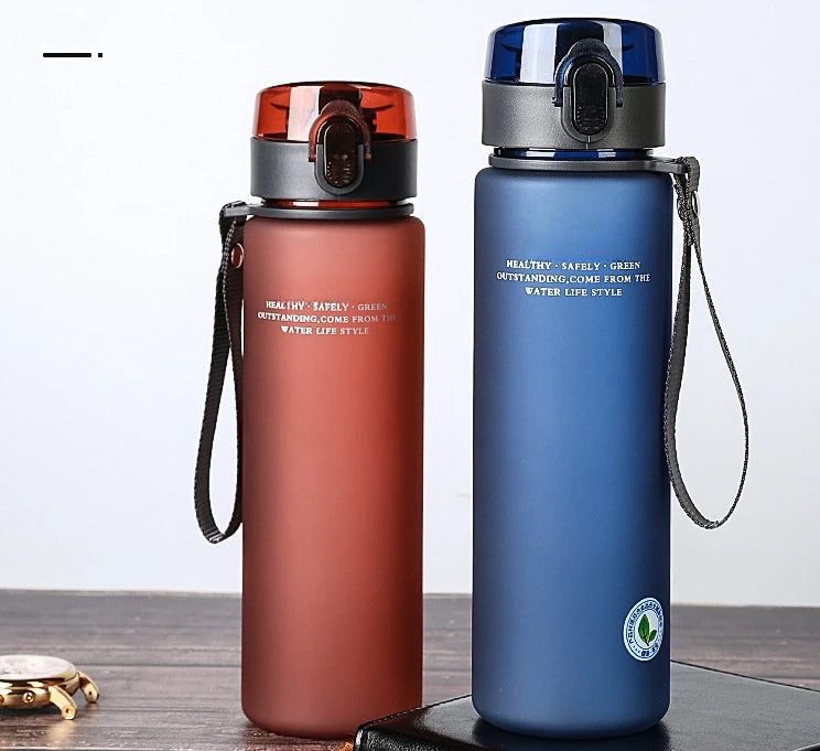 Sports Water Bottle – 400ML/560ML Portable Hiking & Gym Drink Bottle - OJABay
