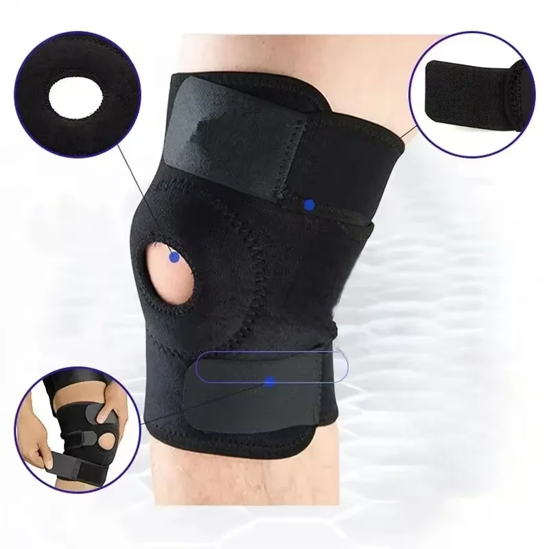 Adjustable Breathable Knee Brace – Pain Relief & Workout Support (No Side Stabilizers) - OJABay