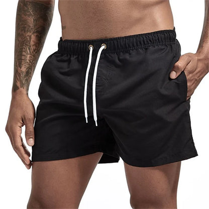 Men’s Quick-Dry Swim Trunks with Mesh Lining & Pockets