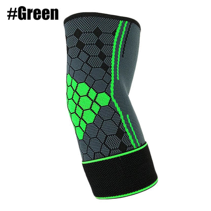 Elbow Brace Compression Sleeve with Adjustable Strap – Tennis Elbow, Golf & Weightlifting (1PC) - OJABay