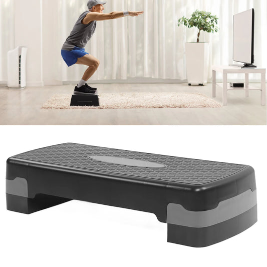 Adjustable Aerobic Step Platform – Non-Slip Workout Stepper Bench for Home, Gym & Office Training - OJABay