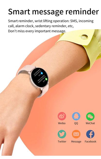 Fitness Smartwatch with Heart Rate & BP Monitor – Make Calls, Multi-Sport Modes - OJABay