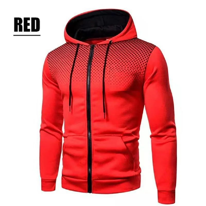 All Elite Wrestling-Inspired Men's Zipper Hoodie – Casual Sport Jacket with Hood & Pockets) - OJABay