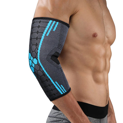 Elbow Brace Compression Sleeve with Adjustable Strap – Tennis Elbow, Golf & Weightlifting (1PC) - OJABay
