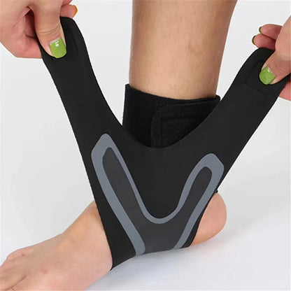 1PC Ankle Brace Compression Support Sleeve – Elastic Foot Bandage Wrap for Sports, Running, Injury Recovery - OJABay