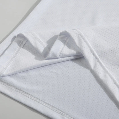 Running T-shirt Reflective Short Sleeve Ice Silk Quick Drying Summer Thin Breathable Fitness Tees Shirt Sportswear Sportsshirt - OJABay