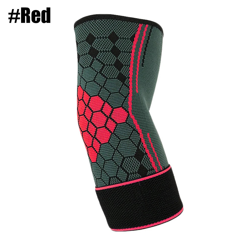 Elbow Brace Compression Sleeve with Adjustable Strap – Tennis Elbow, Golf & Weightlifting (1PC) - OJABay