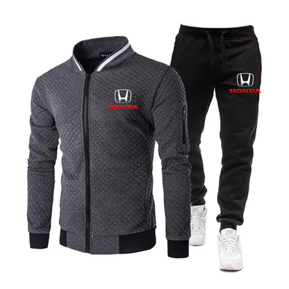2025 Men’s Honda Baseball Jacket & Pants Set – Casual Sportswear