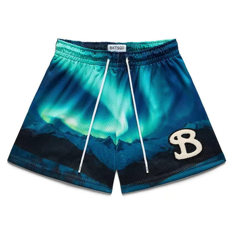 2025 Men’s Quick-Dry Mesh Gym Shorts – Lightweight & Trendy - OJABay