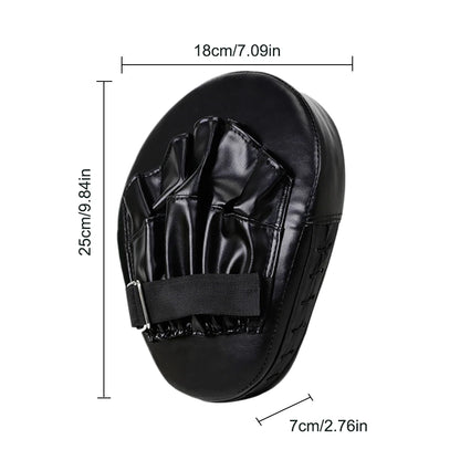 Curved Boxing Punch Mitts PU Leather Training Pads