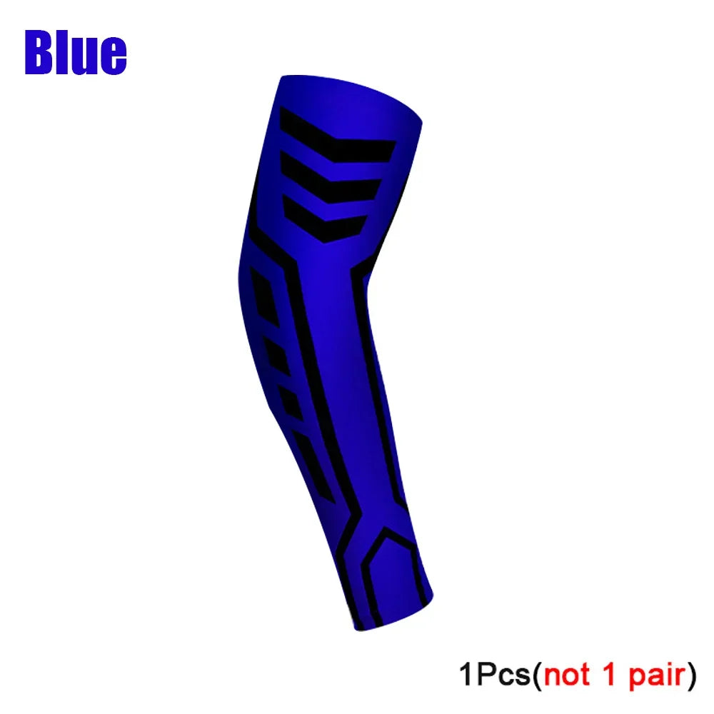 Sports Arm Compression Sleeve – UV Protection, Running, Cycling & Basketball Arm Warmer - OJABay