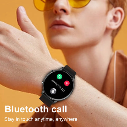 Fitness Smartwatch with Heart Rate & BP Monitor – Make Calls, Multi-Sport Modes - OJABay