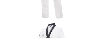Taekwondo Dobok Karate Uniform with Belt – Kids & Adults (XXXS–XXXL)