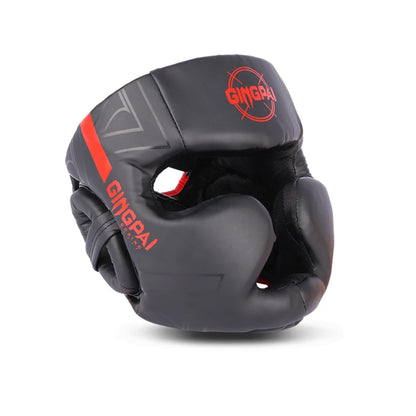 Kickboxing & Boxing Helmet – PU Leather Full-Cover Headgear for Men, Women, and Kids | MMA, Muay Thai, Karate, Sanda Training - OJABay