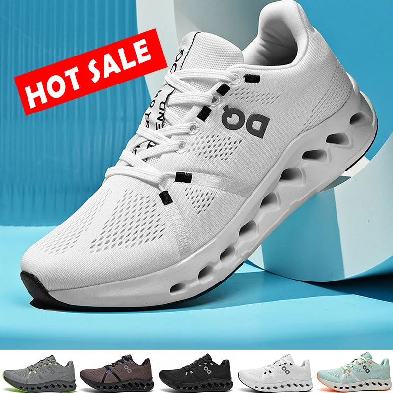 Breathable Marathon Running Sneakers for Men – Non-Slip, Comfortable, Lightweight Sport Shoes - OJABay