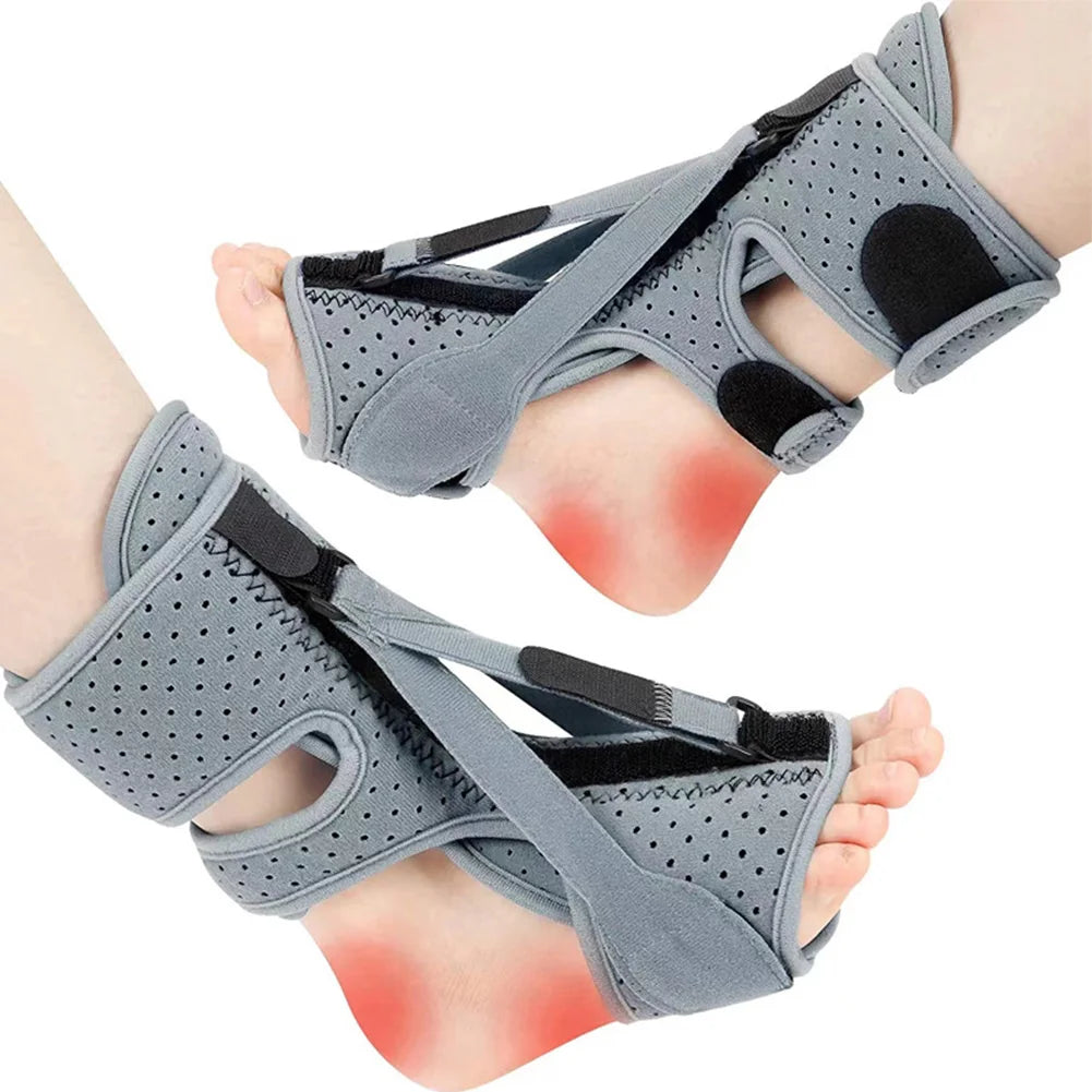 Adjustable Plantar Fasciitis Night Splint – Orthotic Foot Brace for Drop Foot & Heel Pain Relief - OJABay
