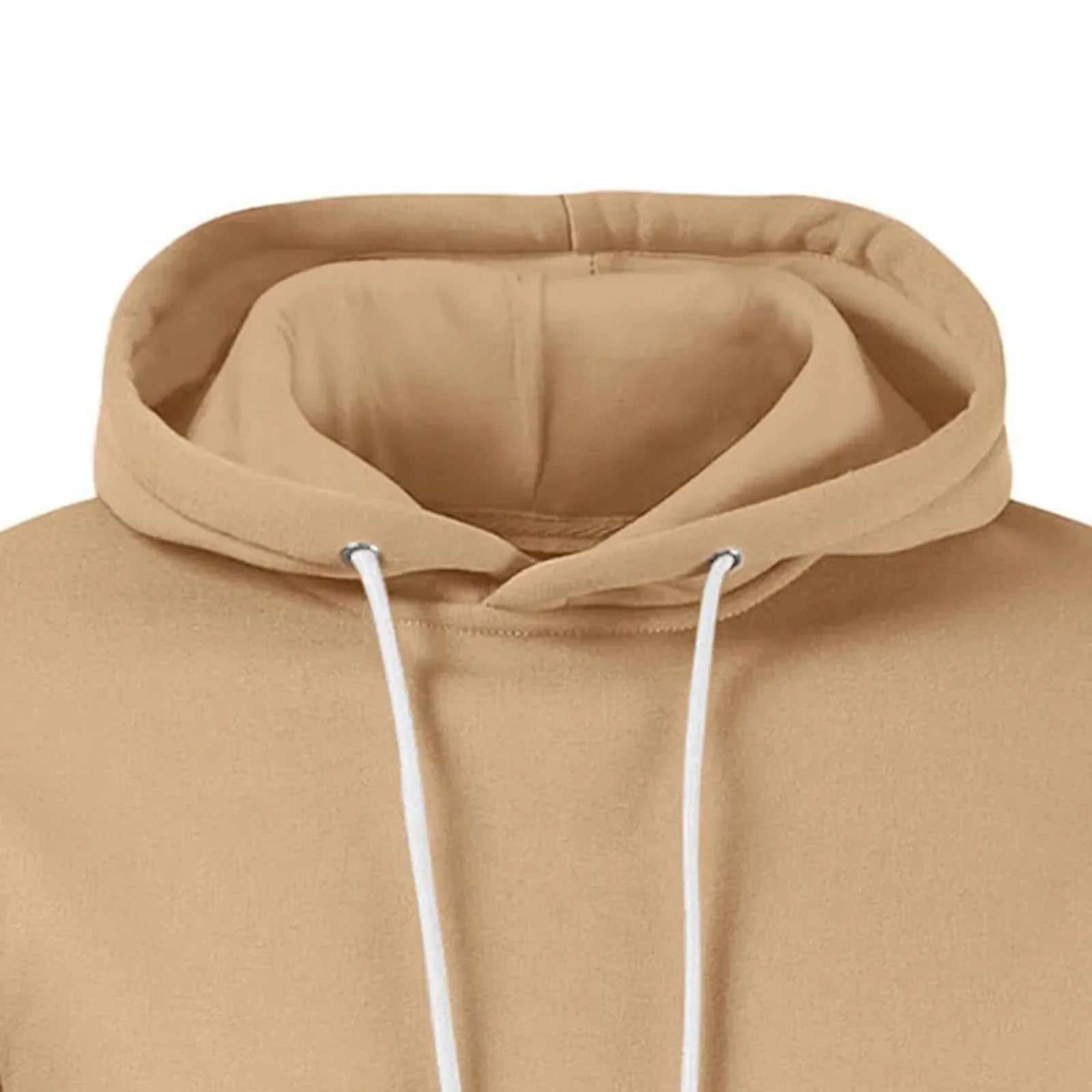 Men’s Patchwork Fleece Hoodie – Warm Casual Streetwear Pullover - OJABay