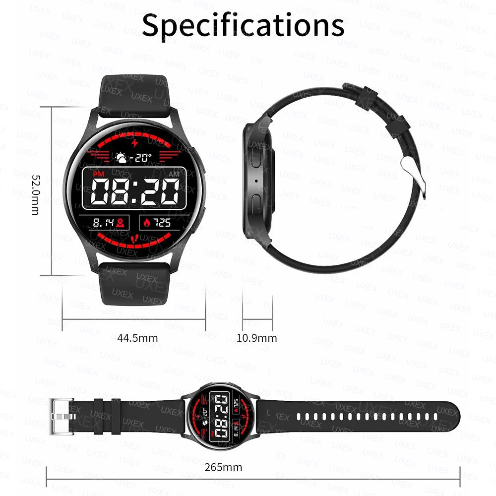 Fashion Smart Watch Plus 2025 – 1.32" Business & Fitness Watch for Men & Women | Bluetooth Calls, Heart Rate, Blood Oxygen, Sleep Monitor - OJABay