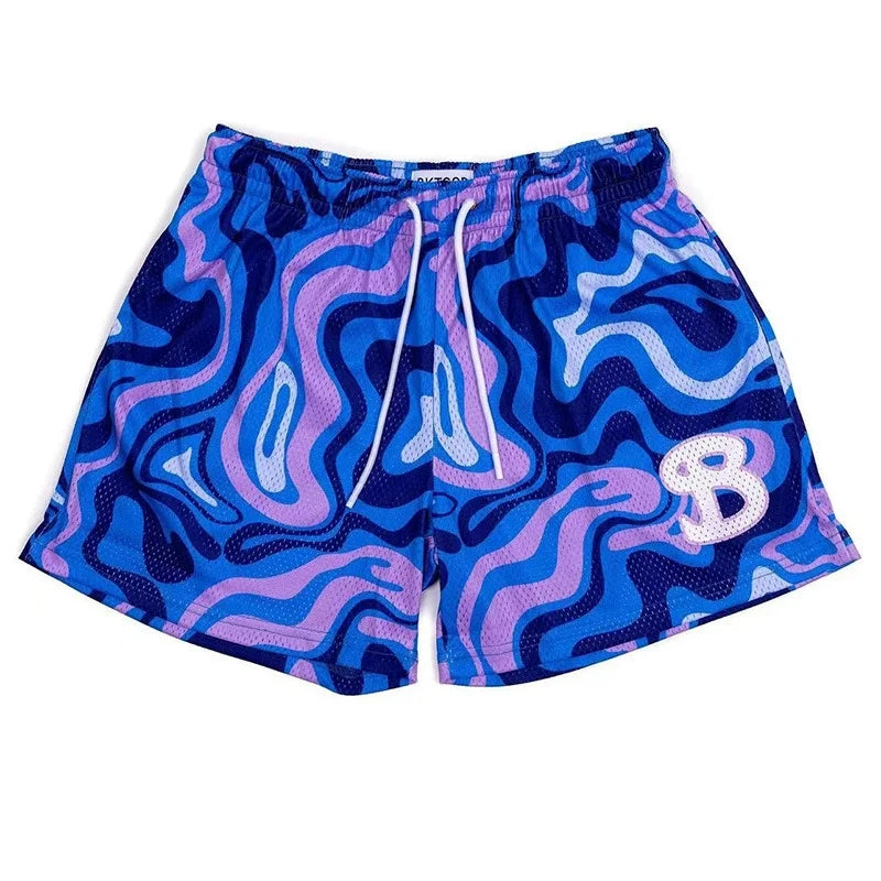 2025 Men’s Quick-Dry Mesh Gym Shorts – Lightweight & Trendy - OJABay