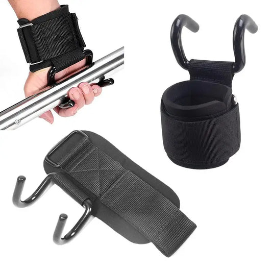 Pull-Up Assist Straps with Hooks – Adjustable Wrist Support for Weightlifting & Strength Training - OJABay