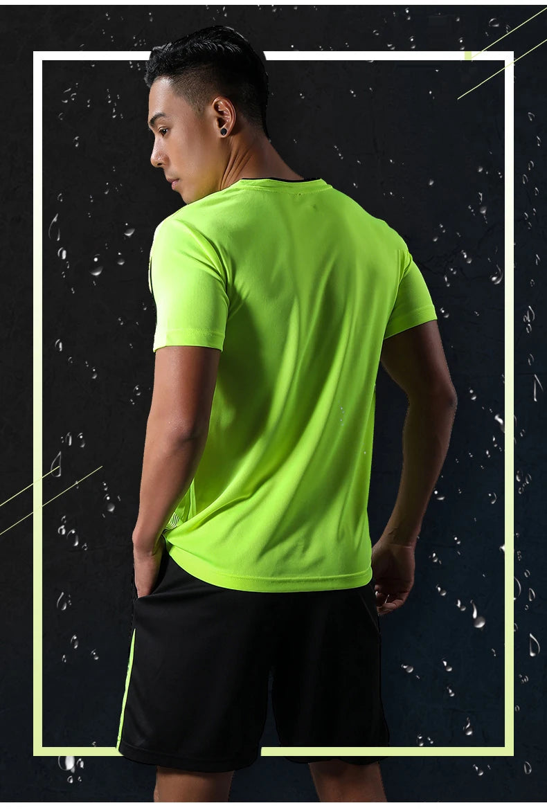 Men’s Running Sets – Summer Quick-Dry Sportswear | Breathable Gym Fitness Suits for Training, Running & Outdoor Workouts - OJABay