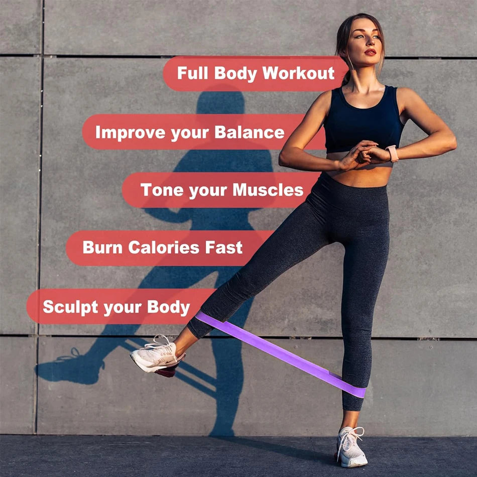 Resistance Bands for Workout – Pull-Up Assist, Yoga & Full Body Exercise Straps - OJABay