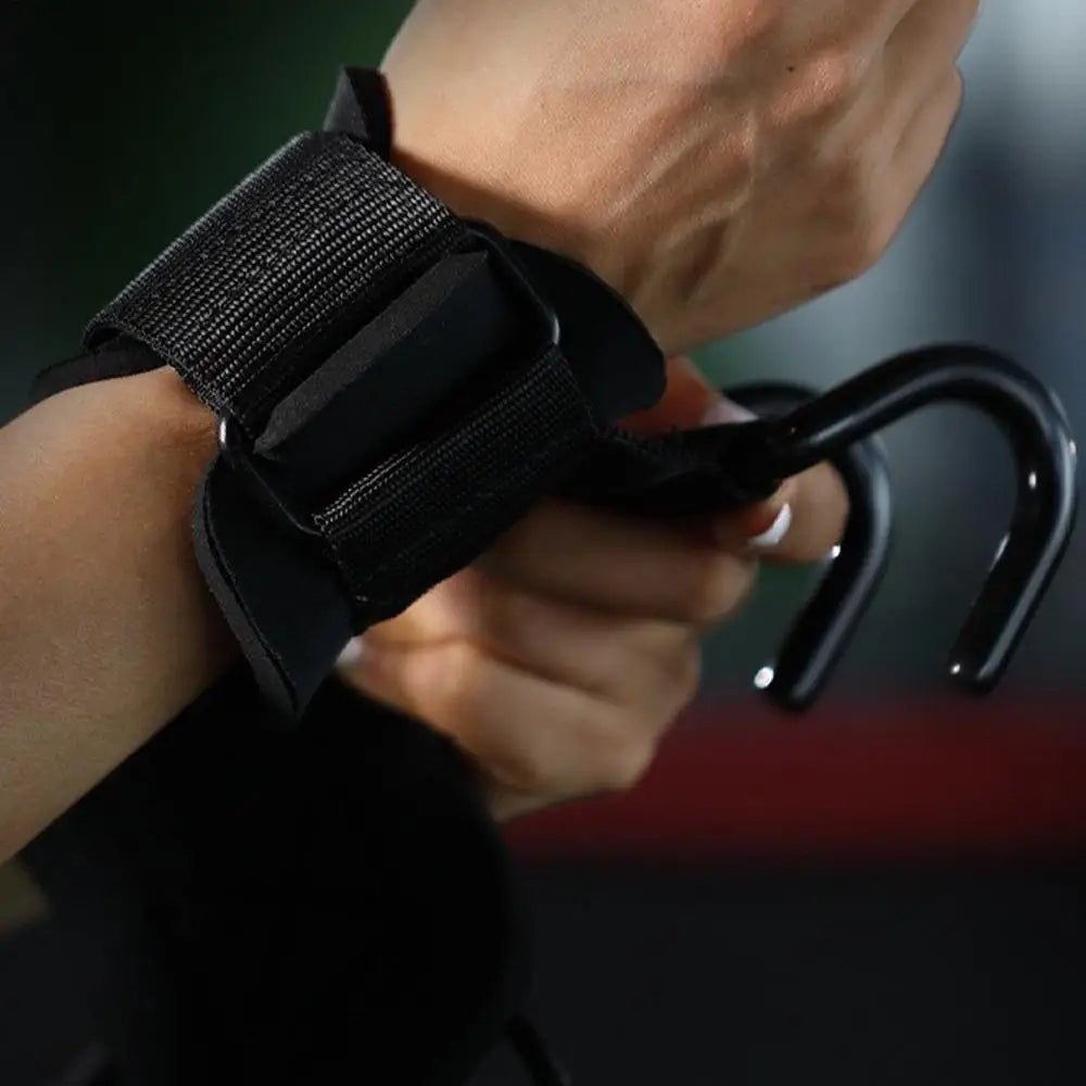 Pull-Up Assist Straps with Hooks – Adjustable Wrist Support for Weightlifting & Strength Training - OJABay