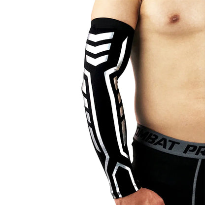 Sports Arm Compression Sleeve – UV Protection, Running, Cycling & Basketball Arm Warmer - OJABay